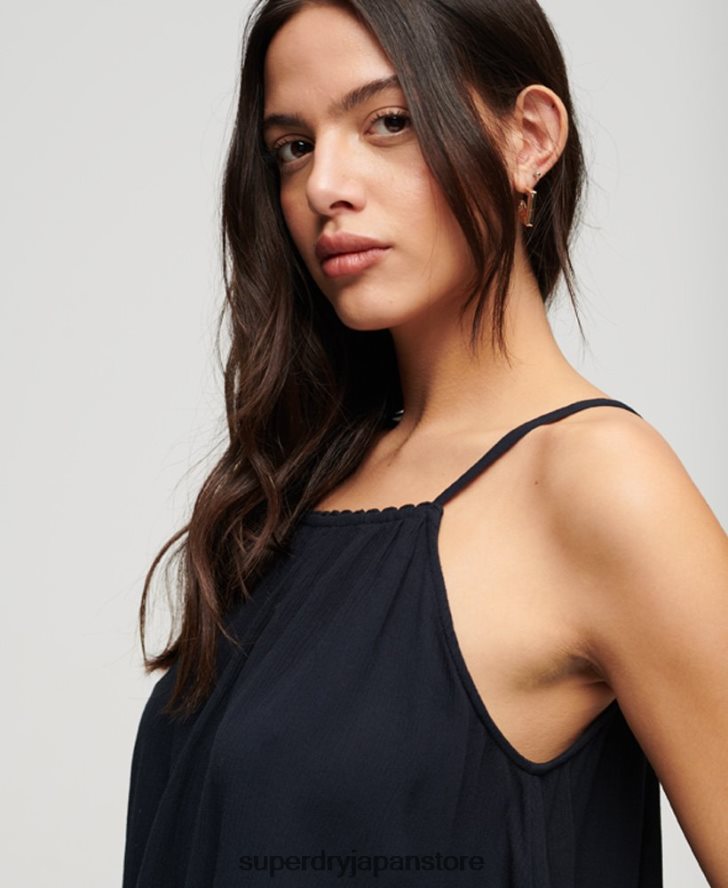 ホルタービーチキャミトップ 女性 Superdry 衣類 海軍 2J62PZ2033