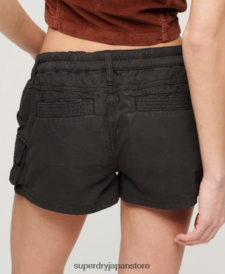 ユーティリティカーゴショーツ 女性 Superdry 衣類 濃い灰色 2J62PZ2054