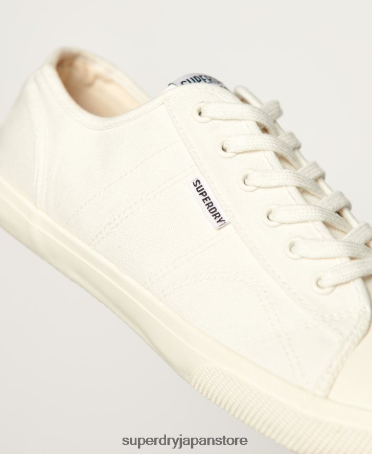 ビーガン ロー プロ クラシック スニーカー 女性 Superdry 靴 白 2J62PZ2113