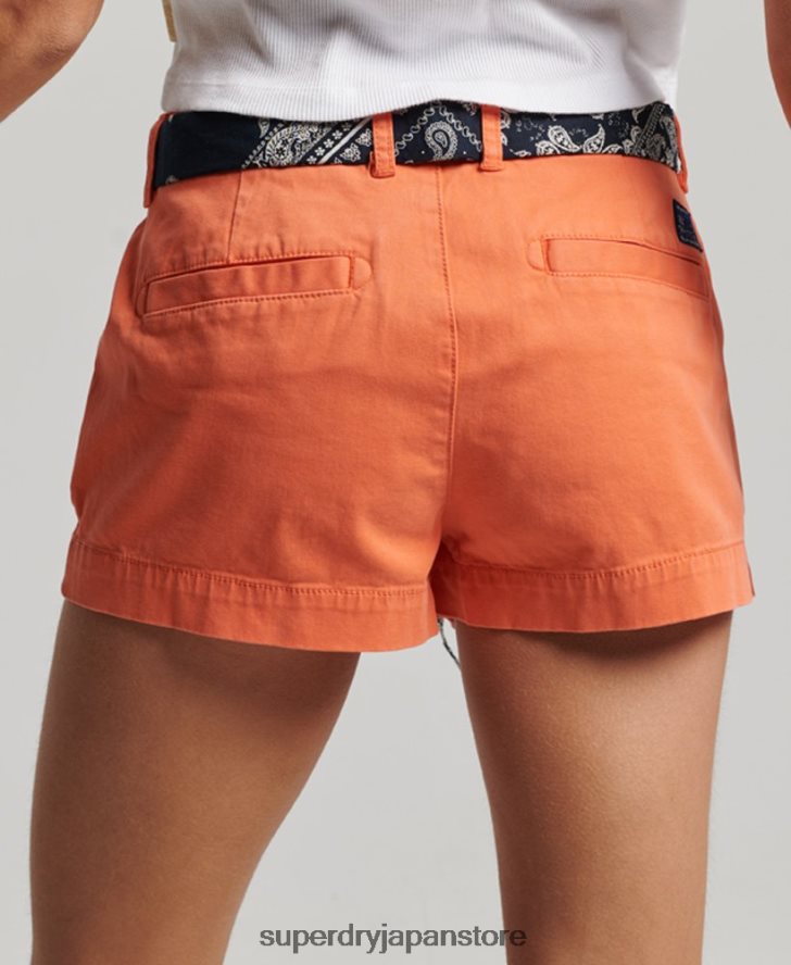 チノホットショーツ 女性 Superdry 衣類 コーラル 2J62PZ2135
