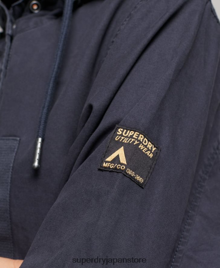 ヴィンテージフィールドパーカー 女性 Superdry 衣類 海軍 2J62PZ2163