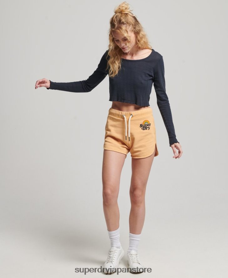 レインボーショーツ 女性 Superdry 衣類 茶色 2J62PZ2167