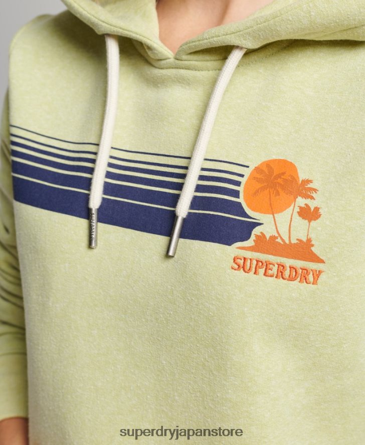 ヴィンテージの素晴らしいアウトドアパーカー 女性 Superdry 衣類 緑 2J62PZ2168