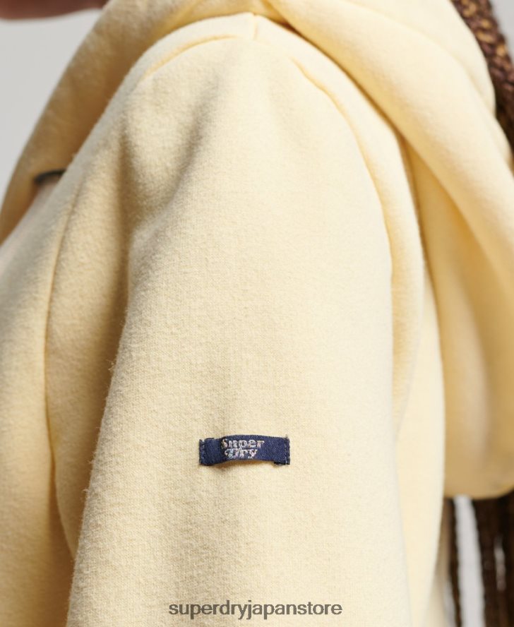 ヴィンテージ レインボー ジップ パーカー 女性 Superdry 衣類 黄色 2J62PZ2208