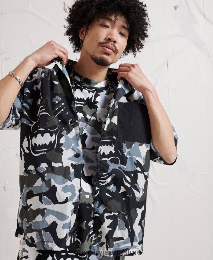 エネルギーディストピアシャツ 男性 Superdry 衣類 マルチ 2J62PZ220