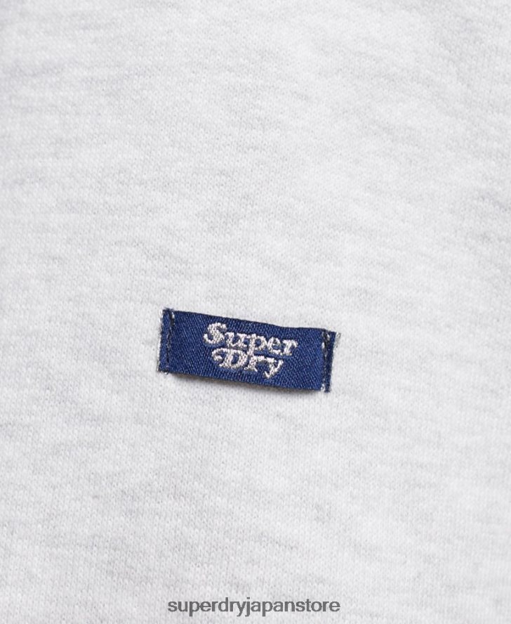 ヴィンテージスクリプトインフィルパーカー 女性 Superdry 衣類 ライトグレー 2J62PZ2223