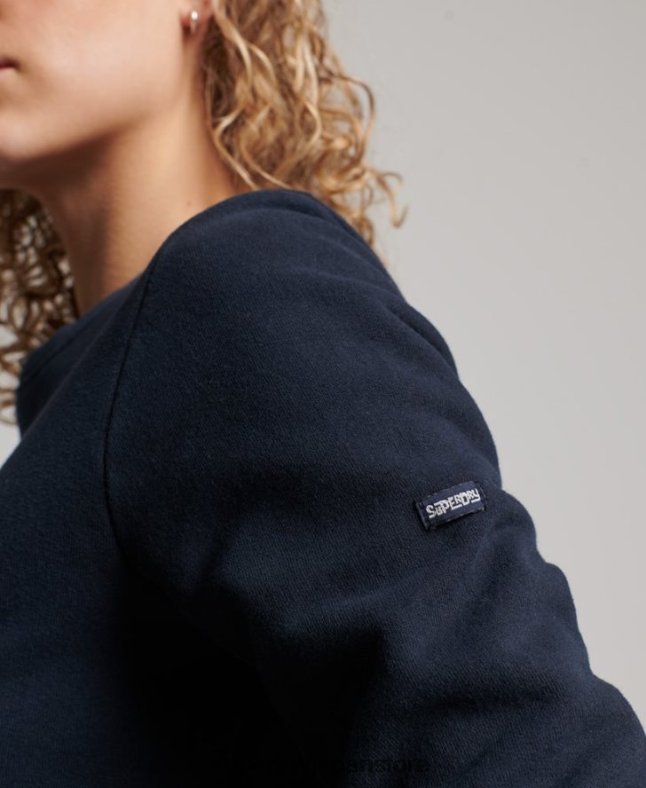 ヴィンテージ クーパー クラシック クルー スウェットシャツ 女性 Superdry 衣類 海軍 2J62PZ2229