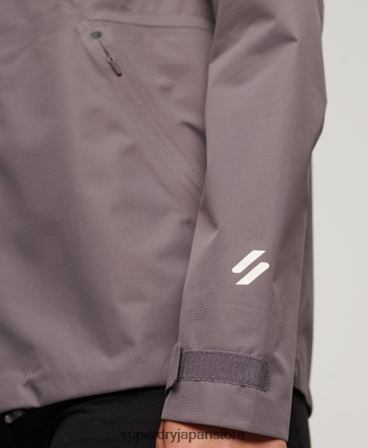 防水ジャケット 女性 Superdry 衣類 グレー 2J62PZ2230