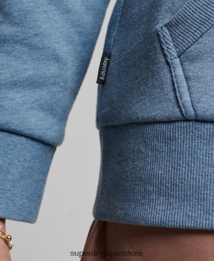 ヴィンテージクーパーエンボスパーカー 女性 Superdry 衣類 ライトブルー 2J62PZ2241