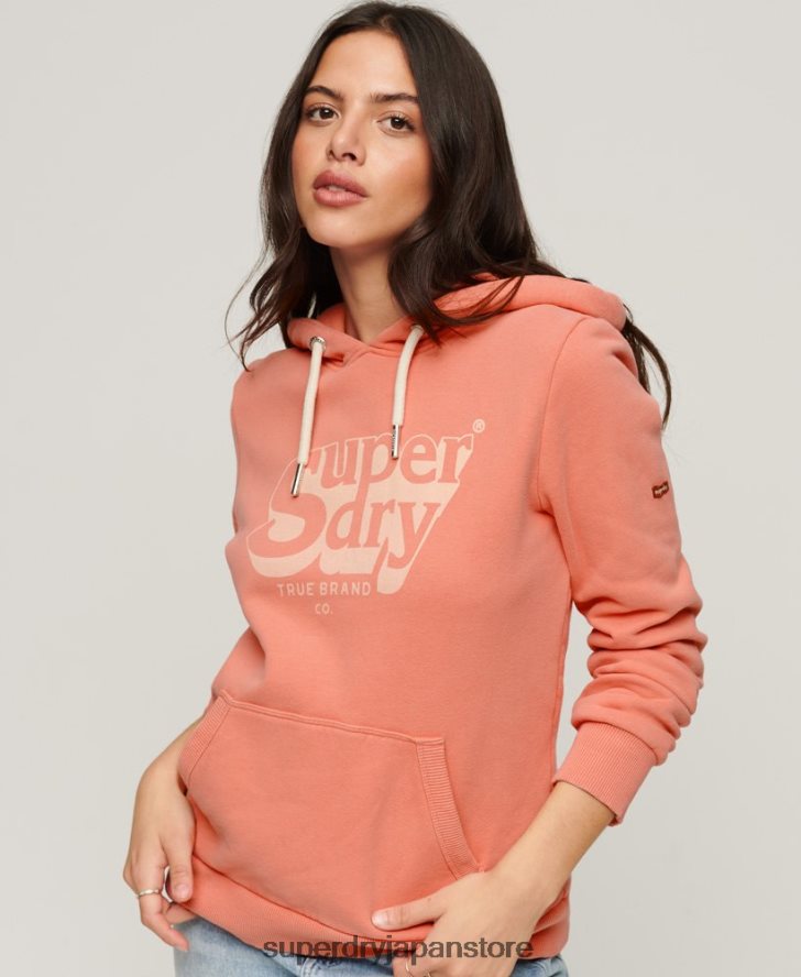 ヴィンテージシャドウパーカー 女性 Superdry 衣類 コーラル 2J62PZ2243