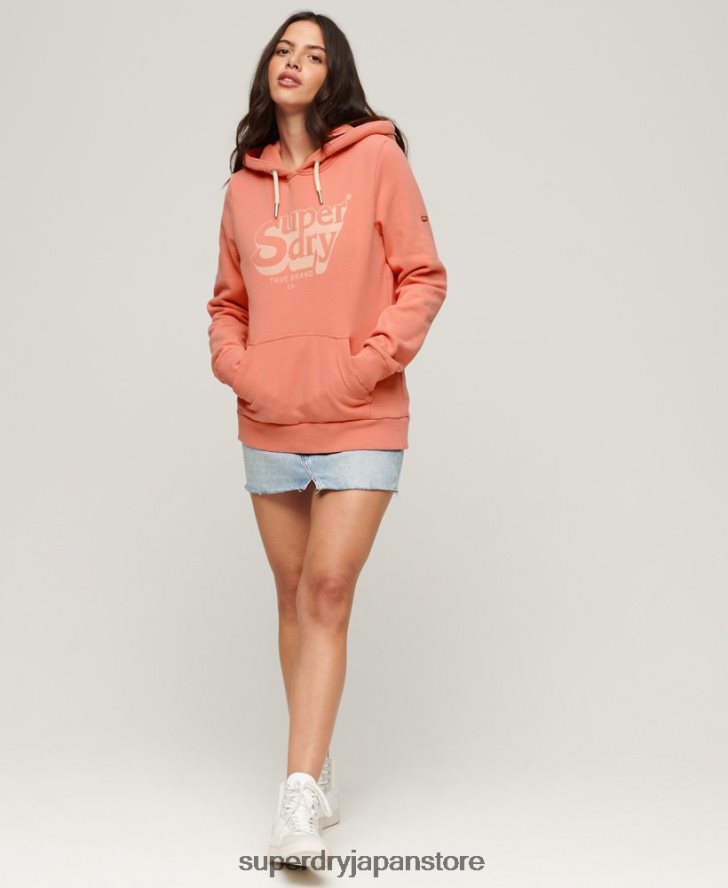 ヴィンテージシャドウパーカー 女性 Superdry 衣類 コーラル 2J62PZ2243