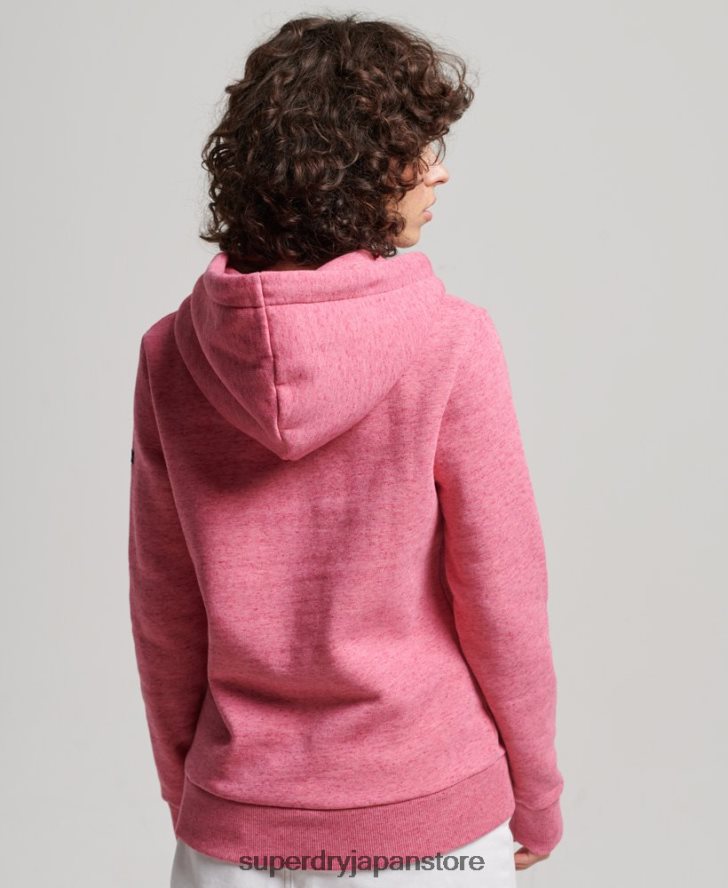 ヴィンテージの素晴らしいアウトドアパーカー 女性 Superdry 衣類 ピンク 2J62PZ2257