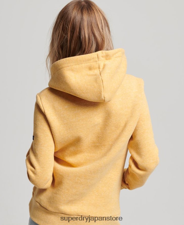 ヴィンテージの素晴らしいアウトドアパーカー 女性 Superdry 衣類 黄色 2J62PZ2258