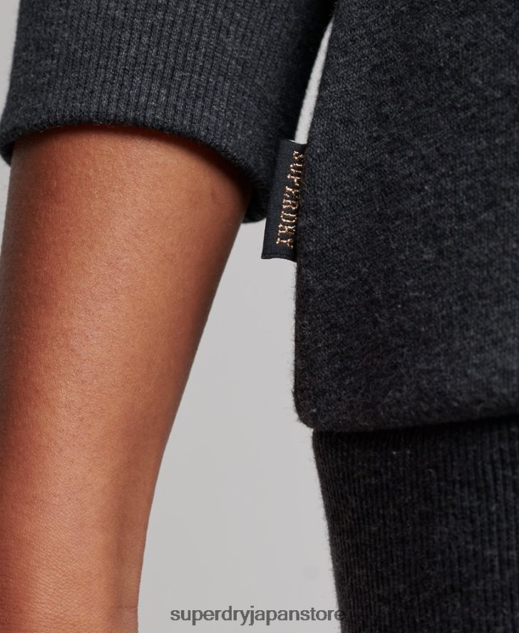 ヴィンテージロゴスクリプトジップパーカー 女性 Superdry 衣類 海軍 2J62PZ2260
