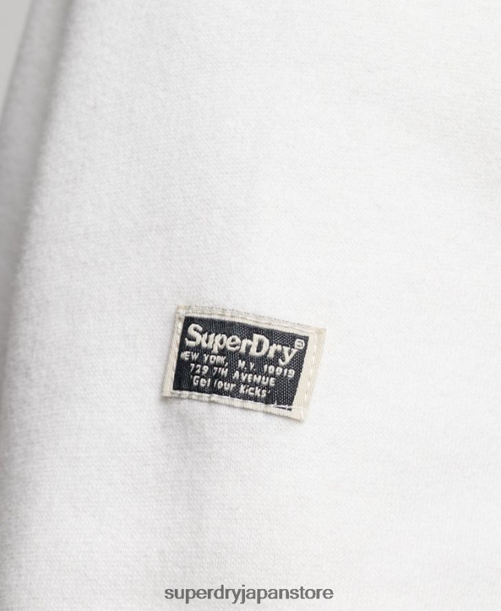 装飾クルースウェットシャツ 女性 Superdry 衣類 白 2J62PZ2263