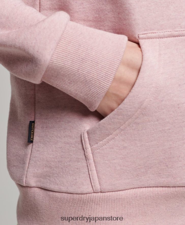 ヴィンテージロゴスクリプトカレッジパーカー 女性 Superdry 衣類 ピンク 2J62PZ2276