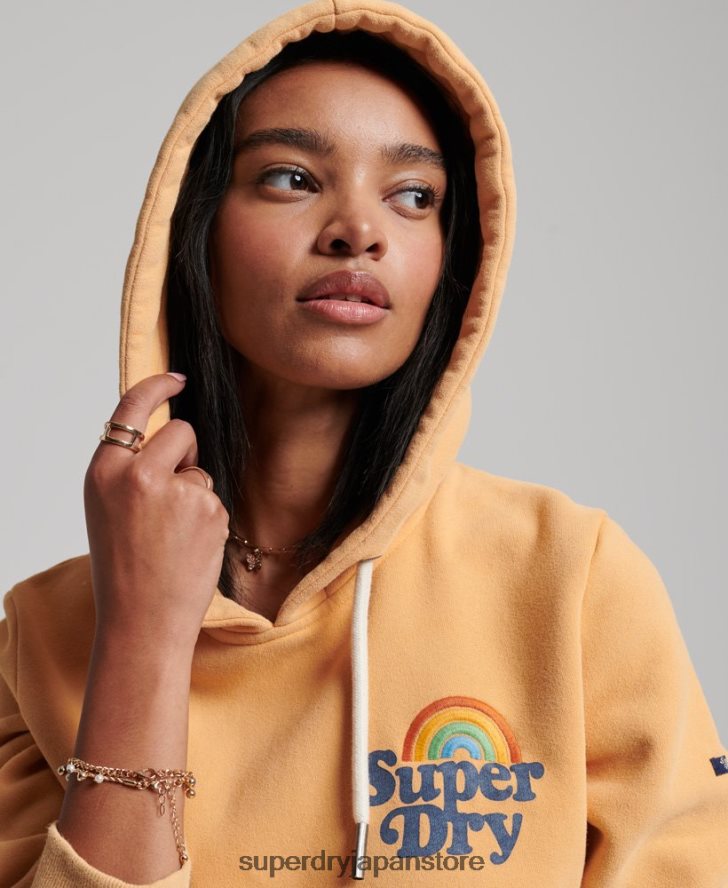 ヴィンテージレインボーパーカー 女性 Superdry 衣類 茶色 2J62PZ2280