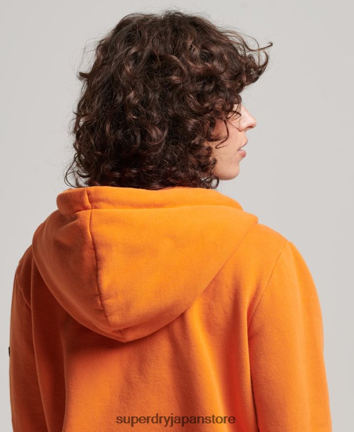 ヴィンテージ レインボー ジップ パーカー 女性 Superdry 衣類 オレンジ 2J62PZ2288