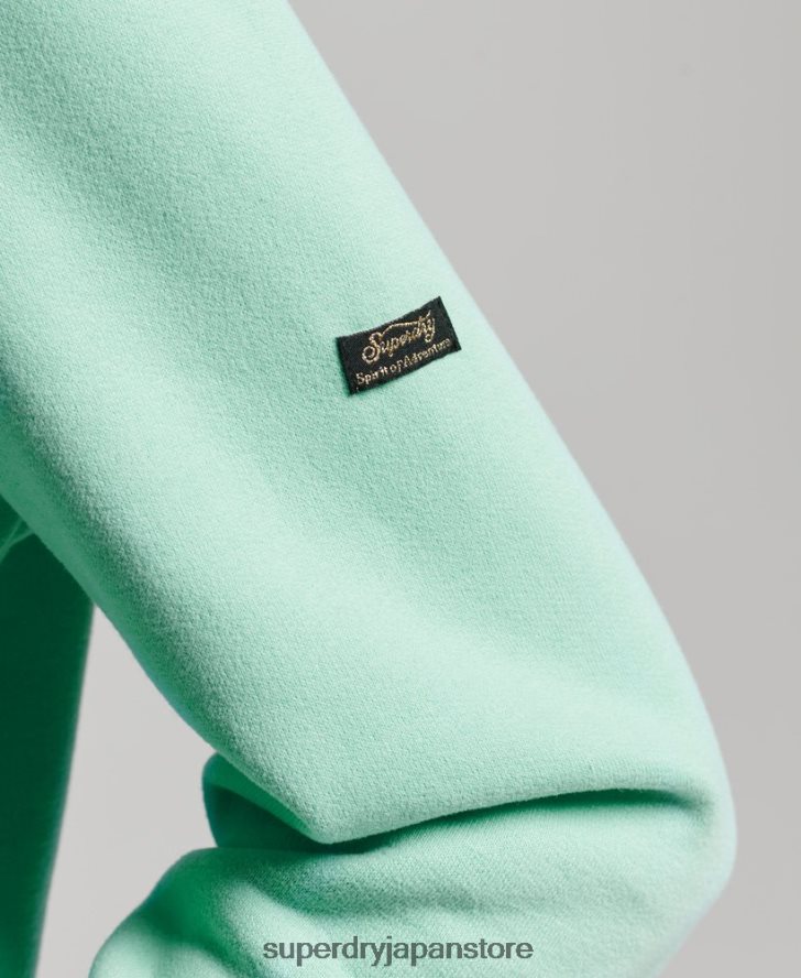 ヴィンテージロゴナラティブパーカー 女性 Superdry 衣類 緑 2J62PZ2294