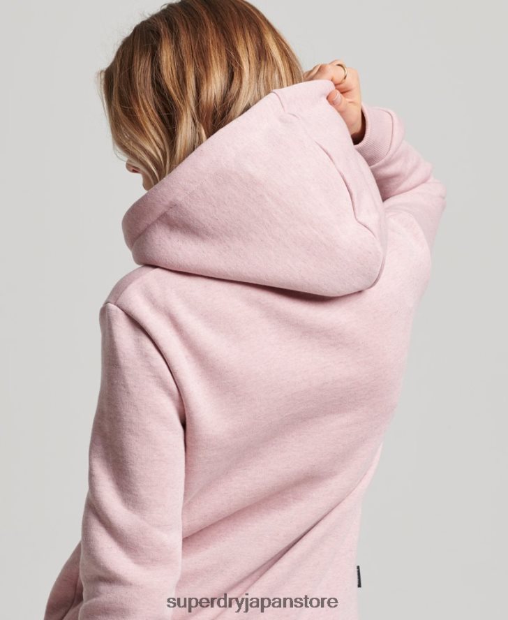 ヴィンテージクーパーエンボスパーカー 女性 Superdry 衣類 ピンク 2J62PZ2323