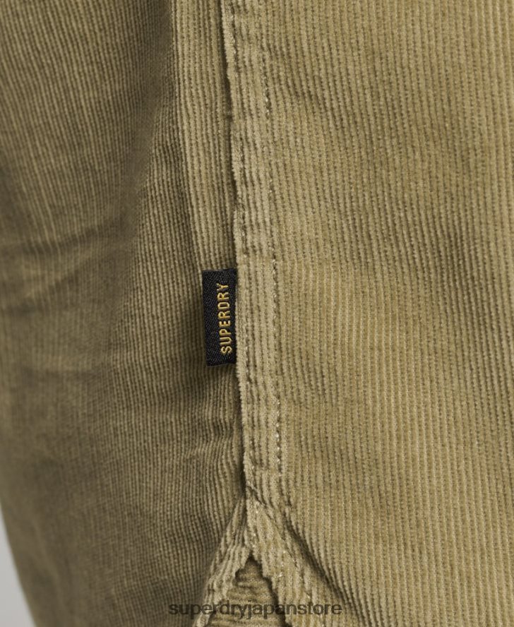 トレイルズマンコードシャツ 男性 Superdry 衣類 黄褐色 2J62PZ234
