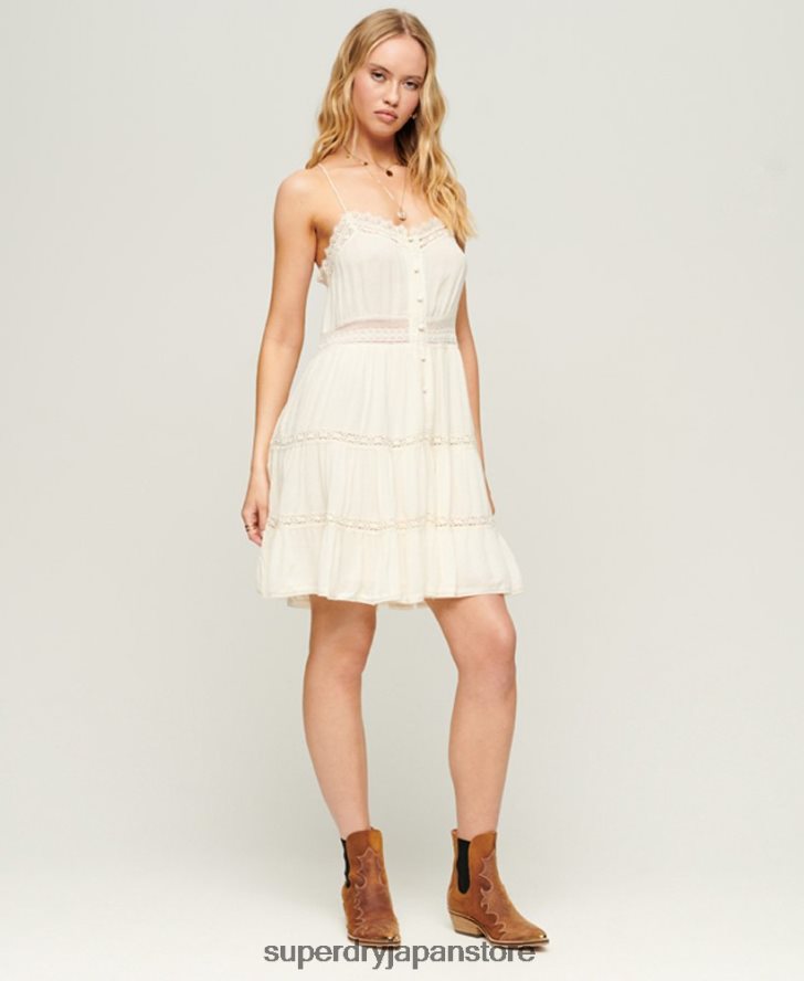 アラナキャミドレス 女性 Superdry 衣類 クリーム 2J62PZ2370