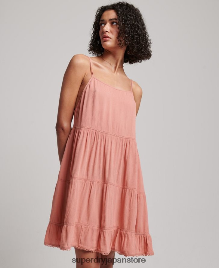ミニビーチキャミドレス 女性 Superdry 衣類 ピンク 2J62PZ2379
