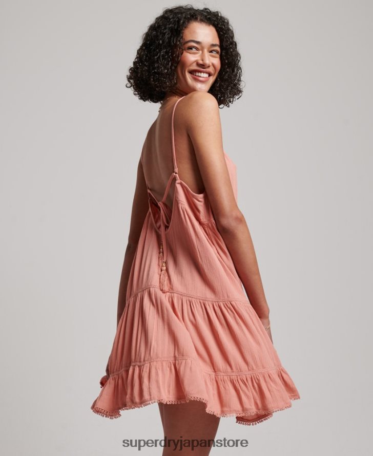 ミニビーチキャミドレス 女性 Superdry 衣類 ピンク 2J62PZ2379