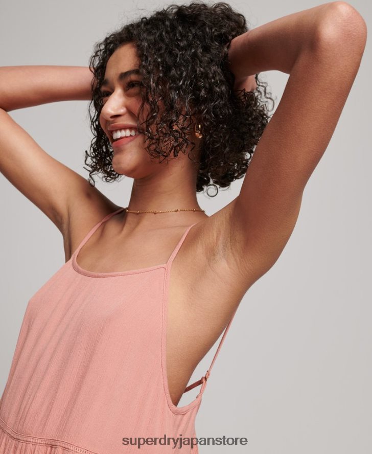 ミニビーチキャミドレス 女性 Superdry 衣類 ピンク 2J62PZ2379