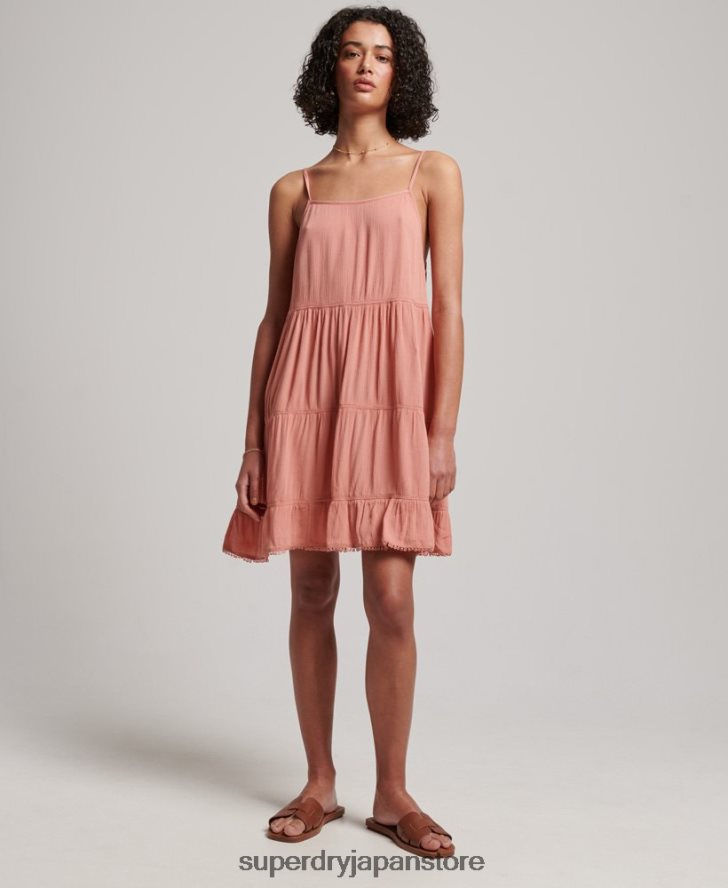 ミニビーチキャミドレス 女性 Superdry 衣類 ピンク 2J62PZ2379