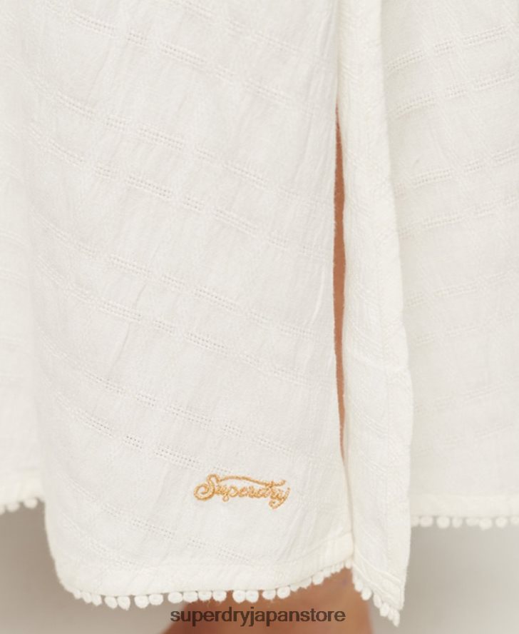 ヴィンテージロングホルターキャミドレス 女性 Superdry 衣類 クリーム 2J62PZ2390
