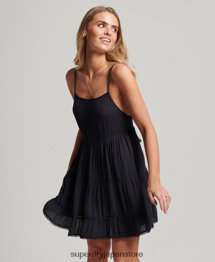 ミニビーチキャミドレス 女性 Superdry 衣類 海軍 2J62PZ2404