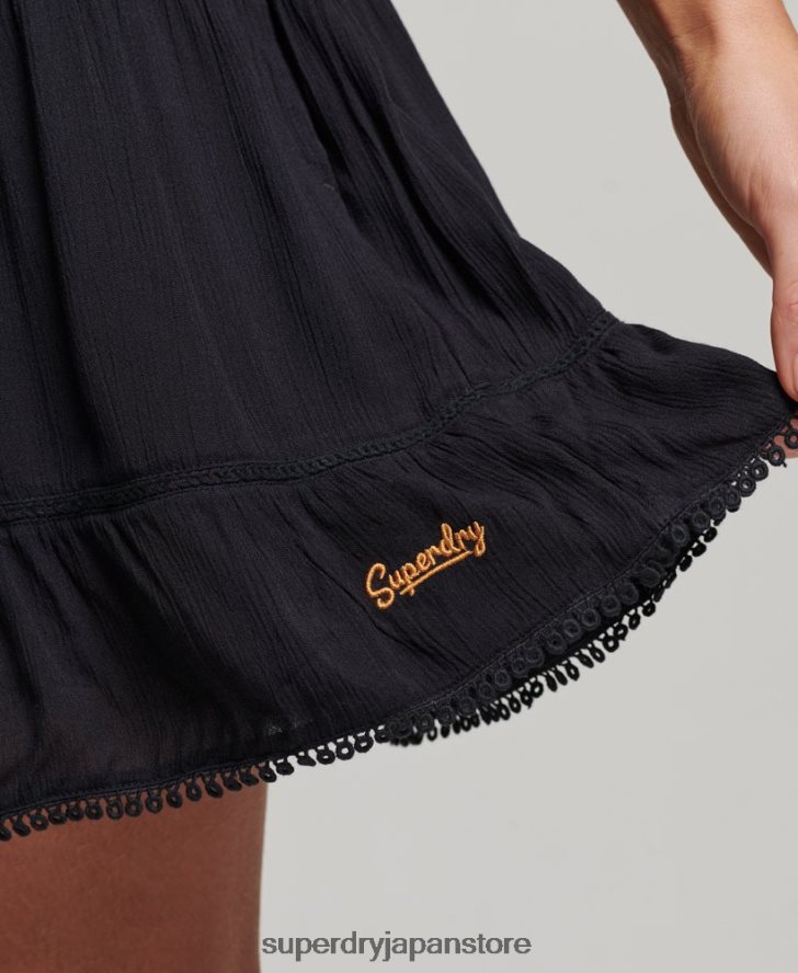 ミニビーチキャミドレス 女性 Superdry 衣類 海軍 2J62PZ2404