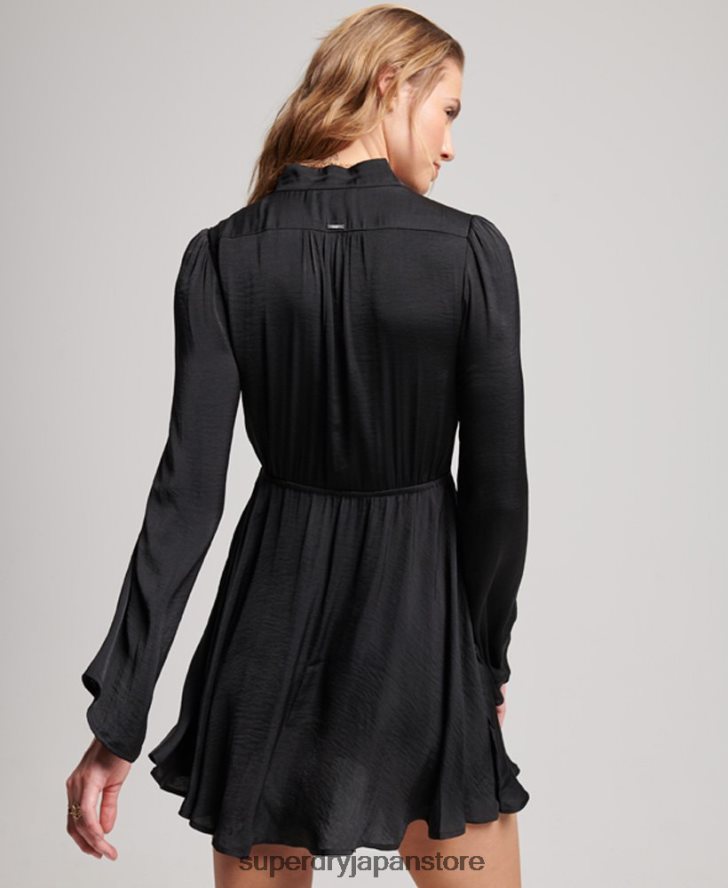 スタジオフレアドレス 女性 Superdry 衣類 黒 2J62PZ2412