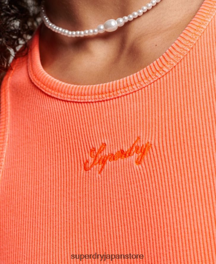 コードロゴエッセンシャルタンクドレス 女性 Superdry 衣類 コーラル 2J62PZ2418
