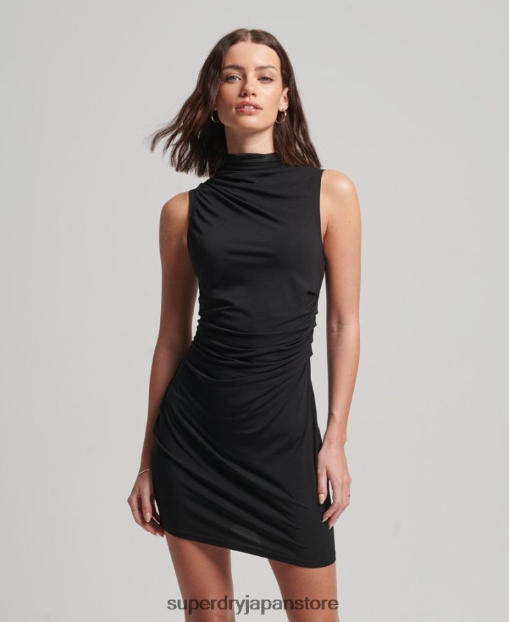 スタジオジャージバックステージドレス 女性 Superdry 衣類 黒 2J62PZ2427