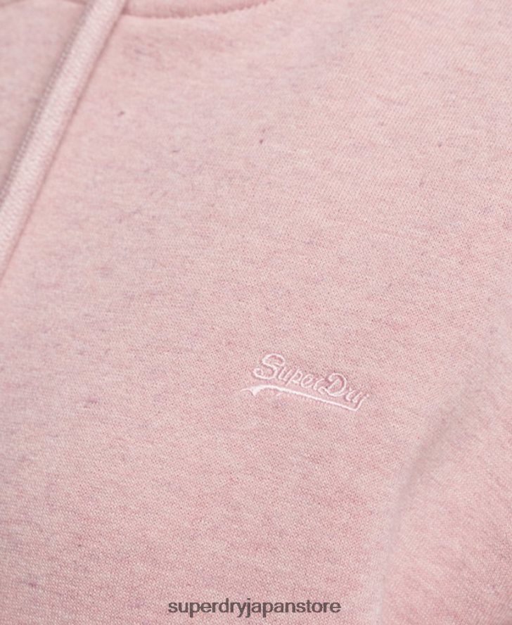 ヴィンテージロゴ刺繍入りスウェットドレス 女性 Superdry 衣類 ピンク 2J62PZ2433