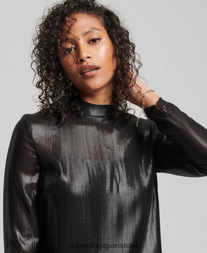 スタジオスパークルドレス 女性 Superdry 衣類 黒 2J62PZ2437