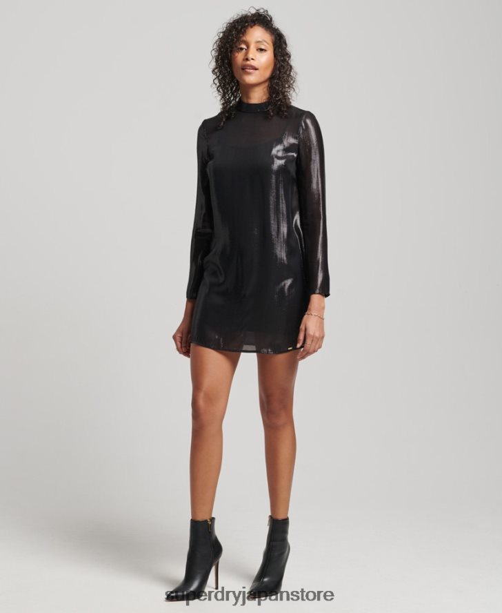 スタジオスパークルドレス 女性 Superdry 衣類 黒 2J62PZ2437
