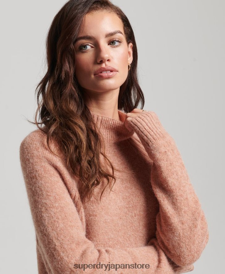 タートルネックドレス 女性 Superdry 衣類 ベージュ 2J62PZ2439
