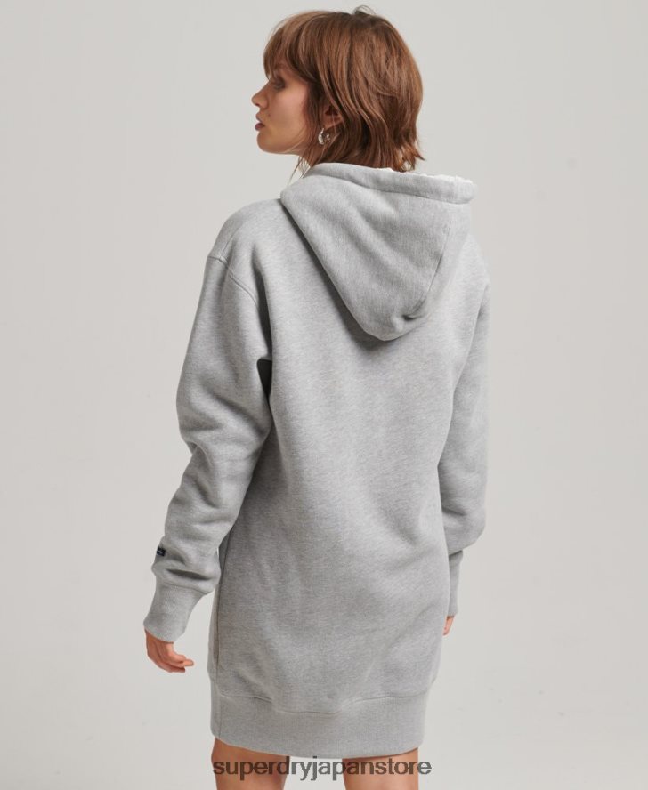 クラフトに誇りを持ったパーカードレス 女性 Superdry 衣類 グレー 2J62PZ2456