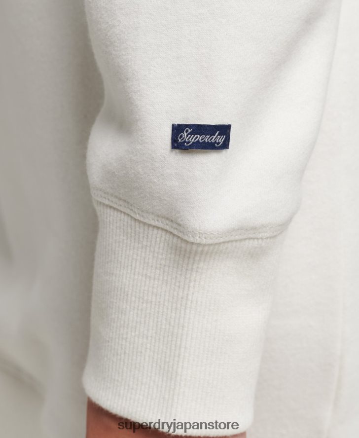 クラフトの誇り クルーネックワンピース 女性 Superdry 衣類 白 2J62PZ2457