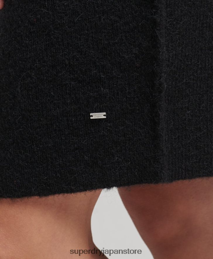 タートルネックドレス 女性 Superdry 衣類 黒 2J62PZ2459