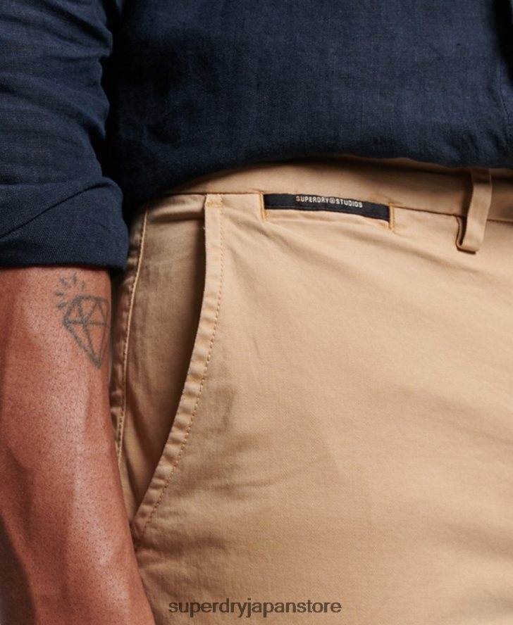 コアチノショーツ 男性 Superdry 衣類 ベージュ 2J62PZ245