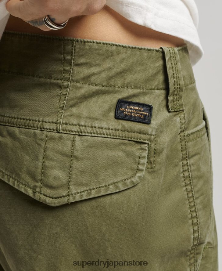 オーガニックコットンコアカーゴショーツ 男性 Superdry 衣類 カーキ 2J62PZ246