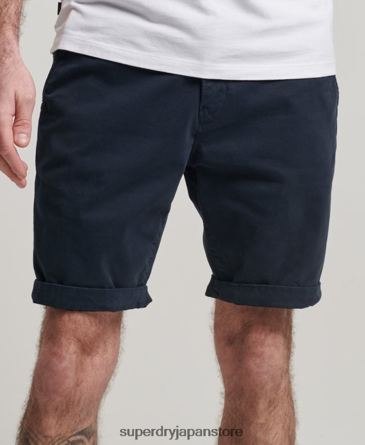 コアチノショーツ 男性 Superdry 衣類 海軍 2J62PZ247