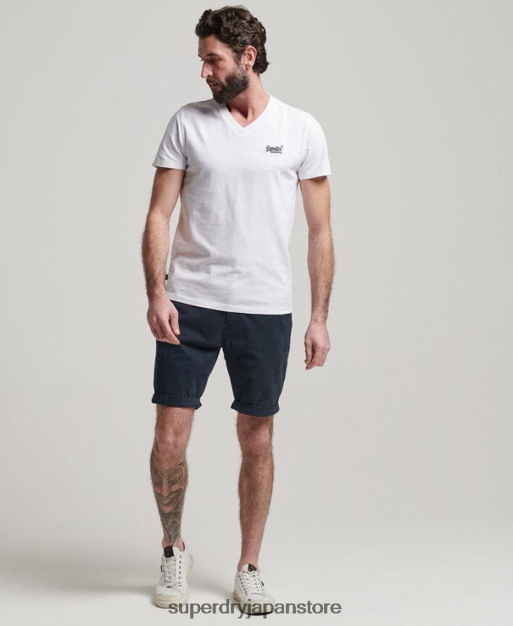 コアチノショーツ 男性 Superdry 衣類 海軍 2J62PZ247