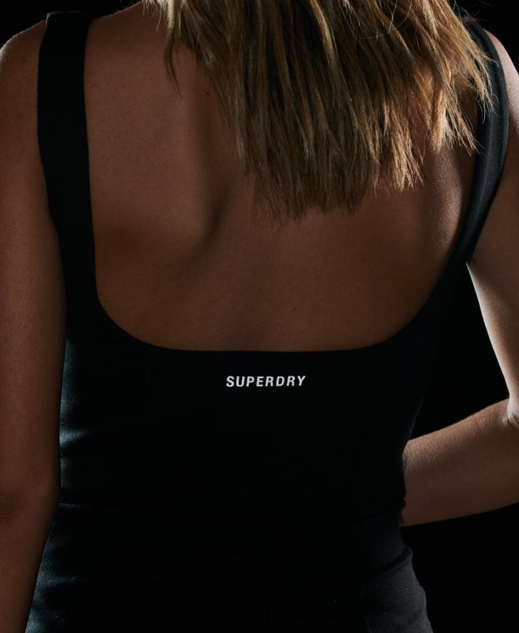 ハイテクドレス 女性 Superdry 衣類 黒 2J62PZ2501