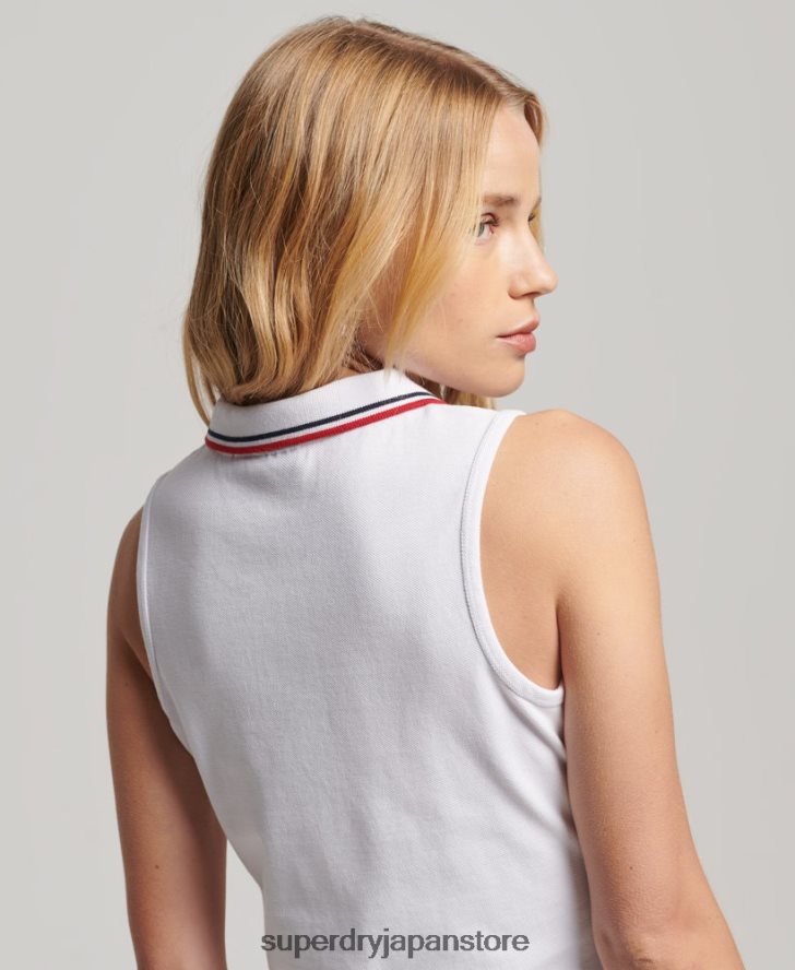 ベストポロドレス 女性 Superdry 衣類 白 2J62PZ2505
