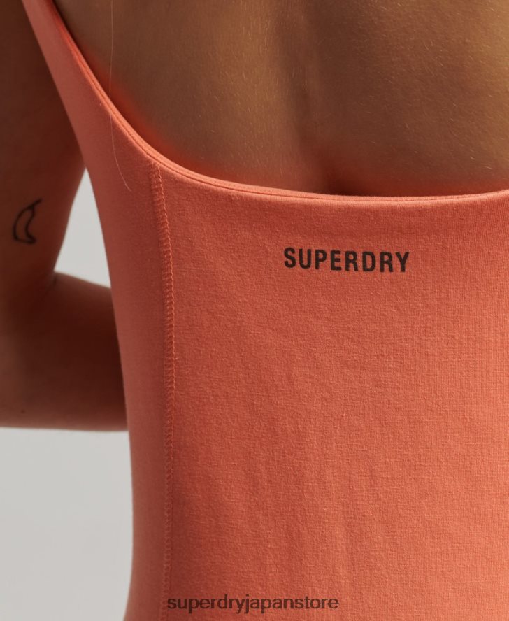 ハイテクドレス 女性 Superdry 衣類 コーラル 2J62PZ2509
